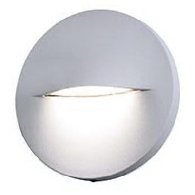 Φωτιστικό Επίτοιχο LED 3W 230V 150lm 4000K Λευκό Φως Αλουμινίου Γκρι IP65 17-04686-10